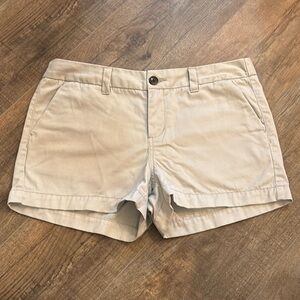 Merona Gray Chino Shorts‎ Classic Cotton Blend Women’s Size 6